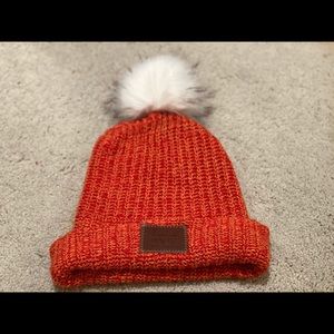 Love Your Melon Orange-red beanie